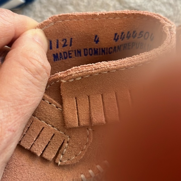 Never worn Minnetonka moccasins - Picture 2 of 4